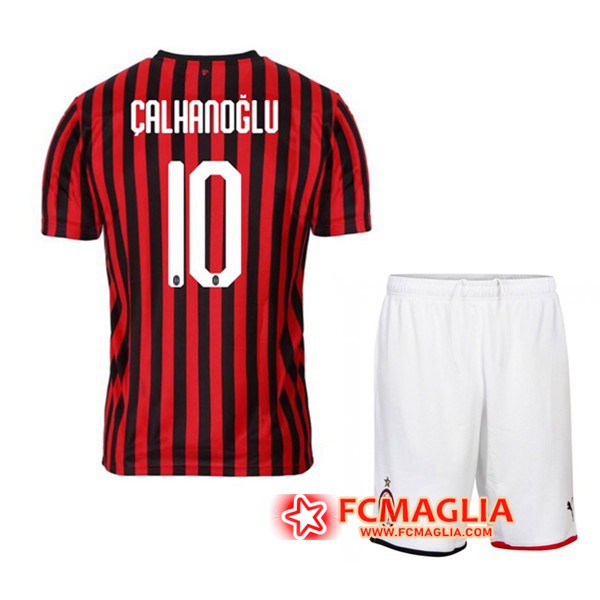 Nuova Nuova Maglie Calcio AC Milan Bambino Prima 2023 2024 Basso Prezzo