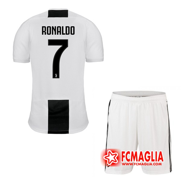 Prima Maglia Juventus (RONALDO 7) Bambino 2018/19