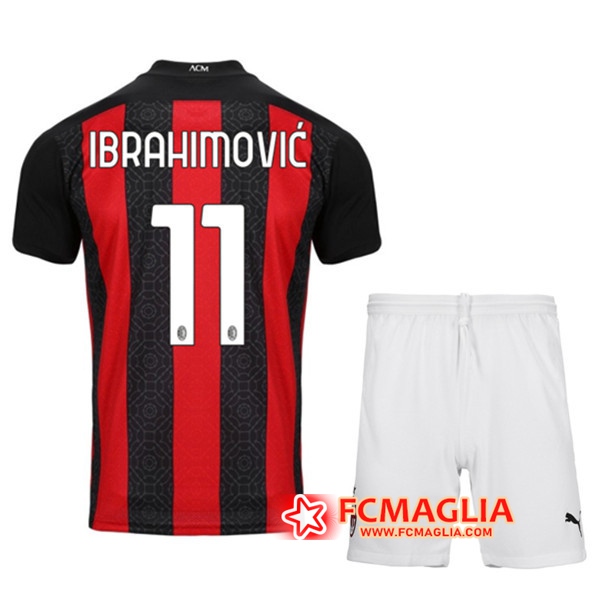 Completo calcio bambino AC Milan 2023/24 - Rafael Leao taglia fino ai 13  anni