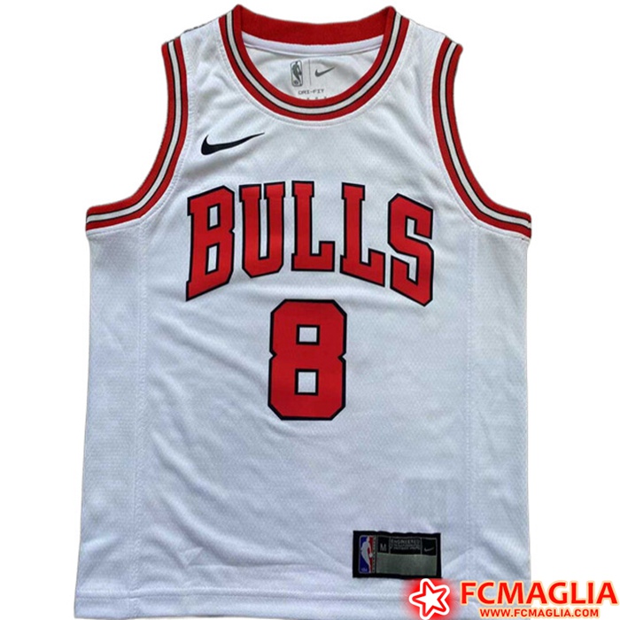 Nuova Maglia NBA Chicago Bulls 2022 2023 Personalizzate