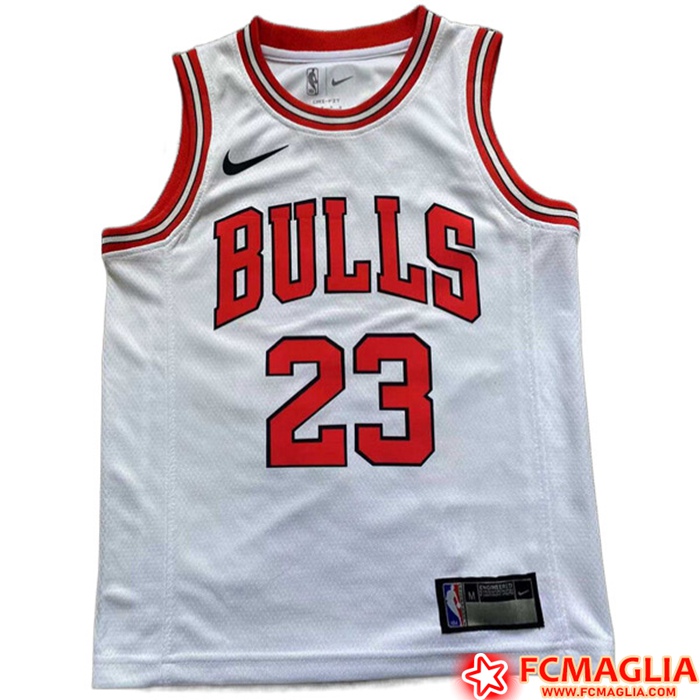 Nuova Maglia Chicago Bulls Jordan 23 202223 Bianco Basso Prezzo 