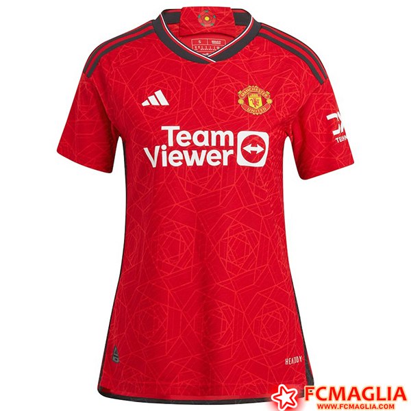 Nuove Maglie Calcio Manchester United Donna Prima 2023/2024 A Poco Prezzo