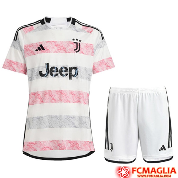 Nuove Kit Maglia Juventus Seconda + Pantaloncini 2023/2024 A Poco Prezzo