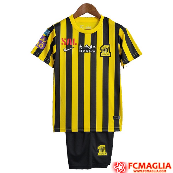 Nuove Nuova Maglie Calcio Al-Ittihad Bambino Prima 2023/2024 A Poco Prezzo