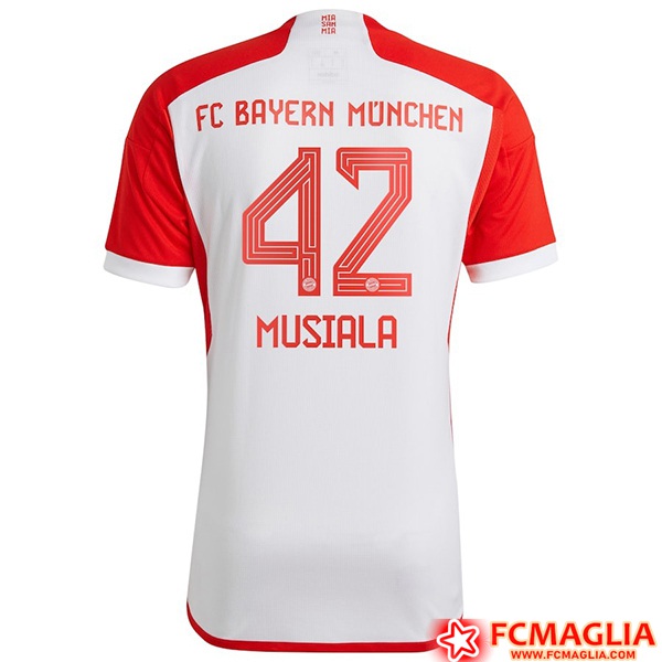 Nuove Maglie Calcio Bayern Monaco (MUSIALA #42) 2023/2024 Prima A Poco ...